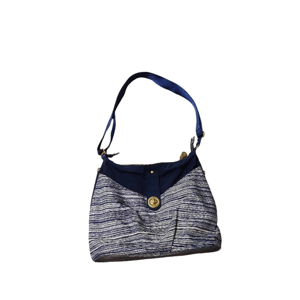 Baggalini Blue Helenski Crossbody Bag